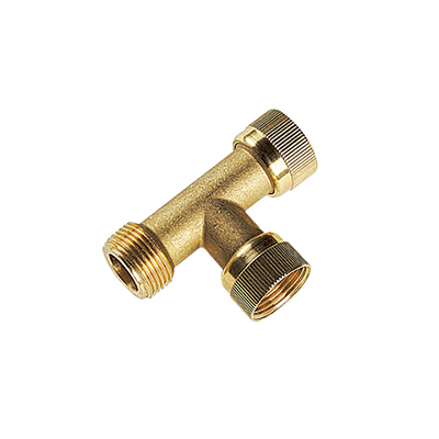 Messing T-Stück 6/4"