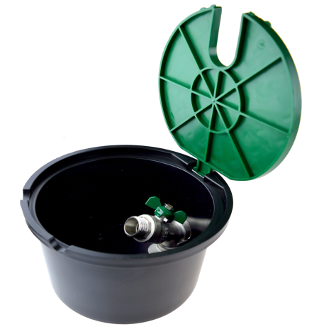 Unterflurhydrant mit 2 x 3/4" IG 