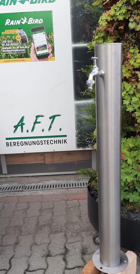 Wasserentnahmestelle Edelstahl Rund – Bild 2