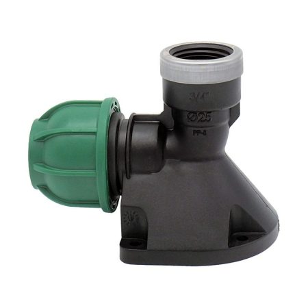 Eck Stück mit Wandhalterung 25mm 3/4"IG – Bild 2