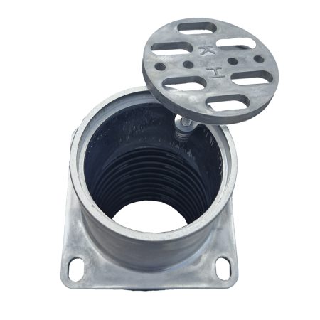 Aluminium Endkappe für Drainagerohr DN 80/100 – Bild 2